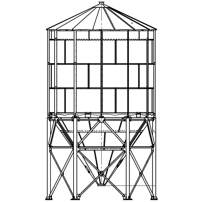 Силос с конусным дном Силос с конусным дном